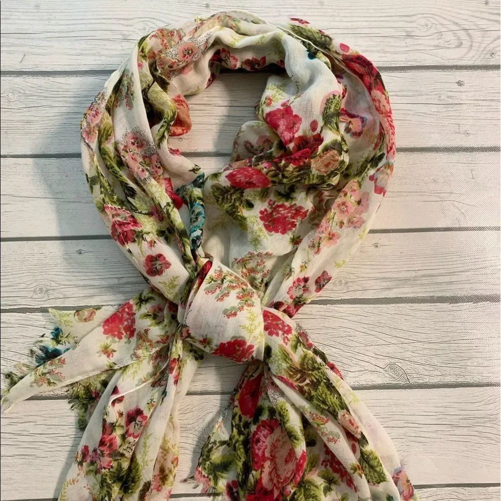 Forever 21 floral scarf